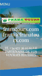 Mobile Screenshot of franatours.com